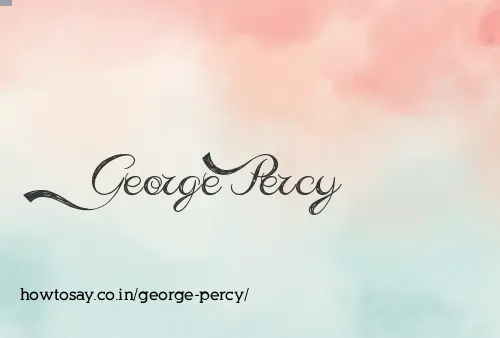 George Percy