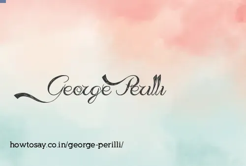 George Perilli
