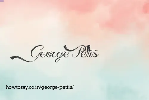 George Pettis