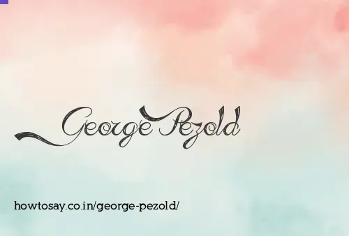 George Pezold