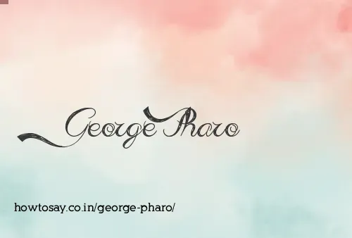 George Pharo