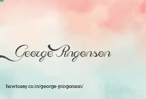 George Pingonson