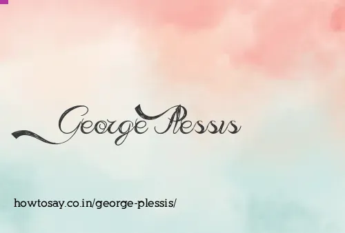 George Plessis