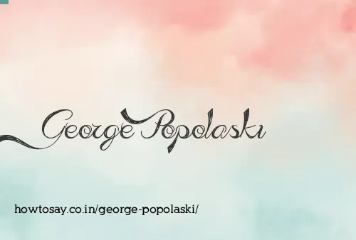 George Popolaski