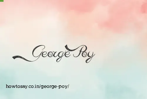 George Poy