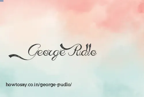 George Pudlo