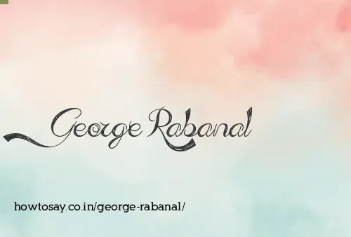 George Rabanal
