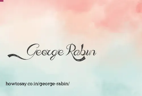George Rabin