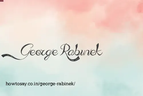 George Rabinek