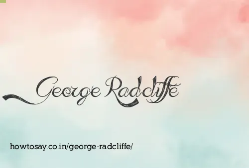 George Radcliffe
