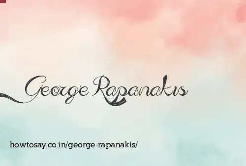 George Rapanakis