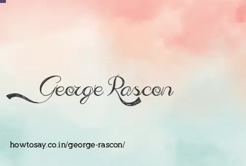George Rascon