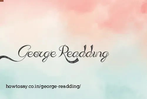 George Readding