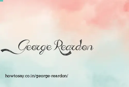 George Reardon