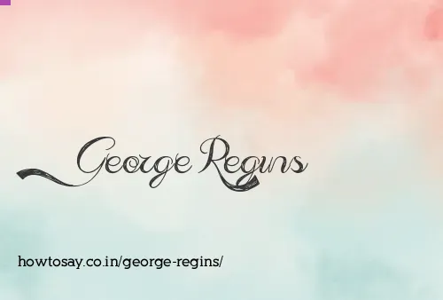 George Regins