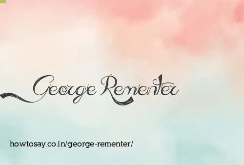 George Rementer