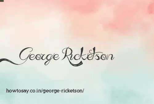 George Ricketson