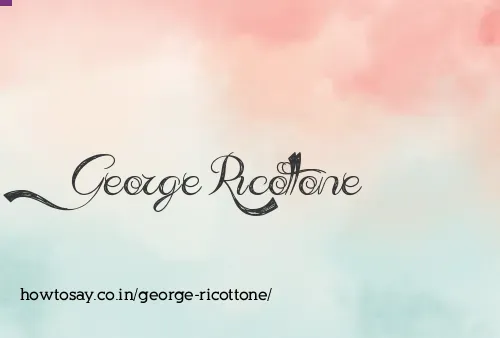 George Ricottone