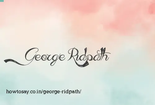 George Ridpath