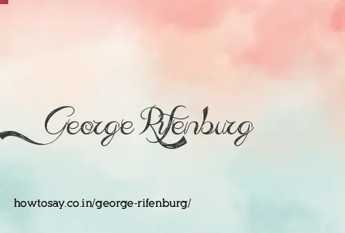 George Rifenburg