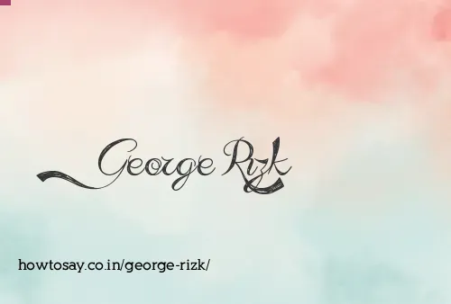 George Rizk