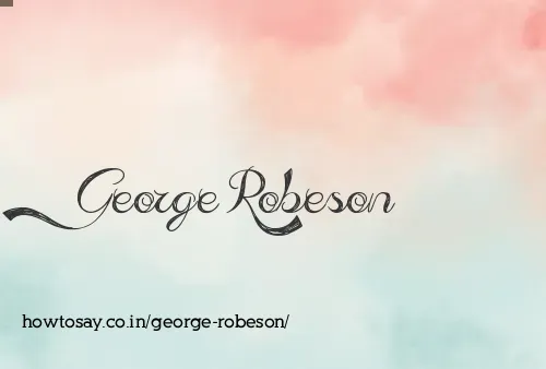 George Robeson