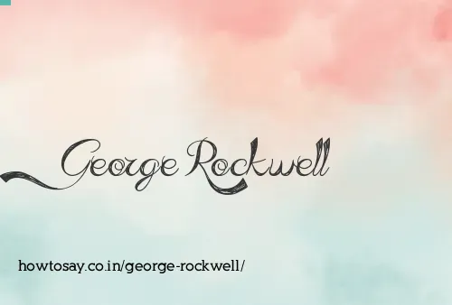 George Rockwell