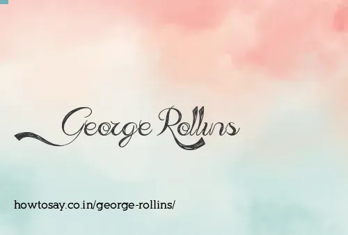 George Rollins