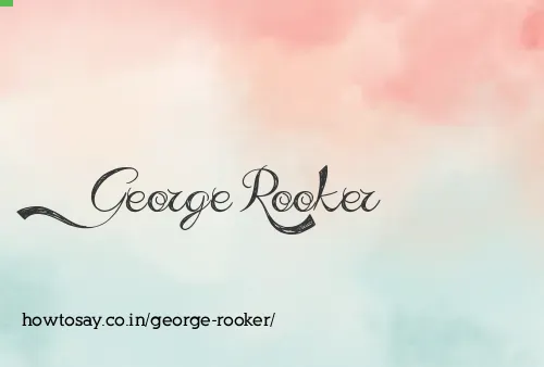 George Rooker