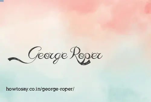 George Roper