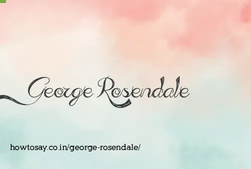 George Rosendale