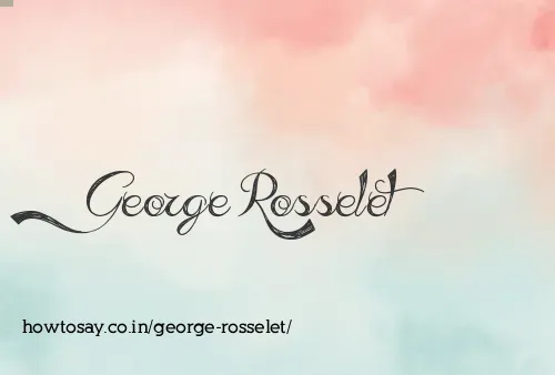 George Rosselet