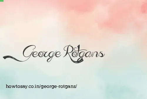 George Rotgans