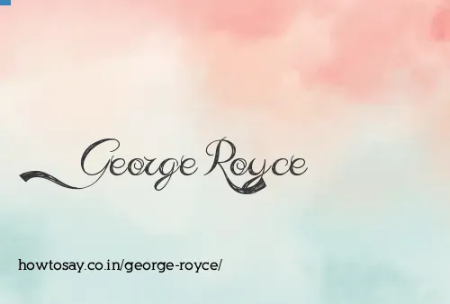 George Royce