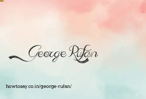 George Rufan