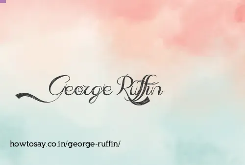 George Ruffin