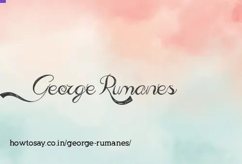 George Rumanes