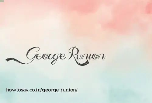 George Runion