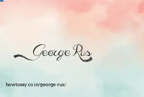 George Rus