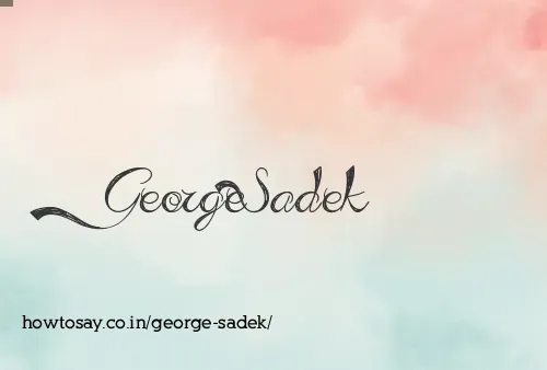 George Sadek