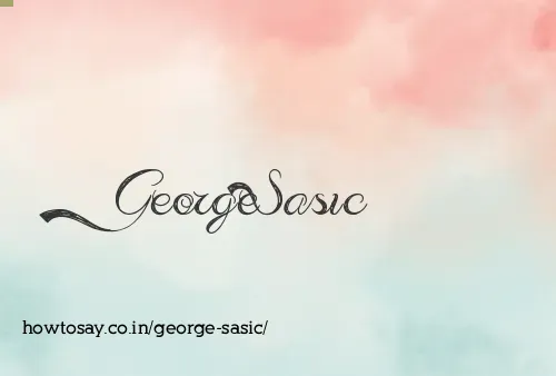 George Sasic