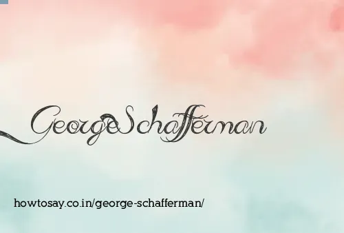George Schafferman
