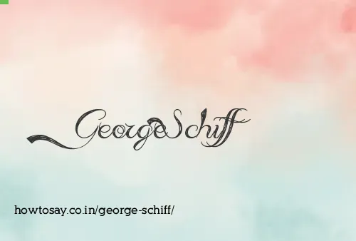 George Schiff