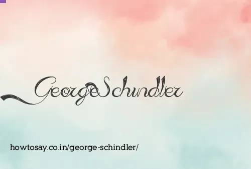 George Schindler