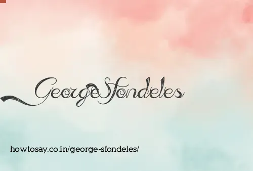 George Sfondeles