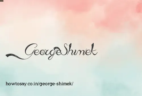George Shimek