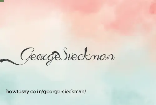 George Sieckman