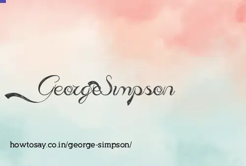 George Simpson
