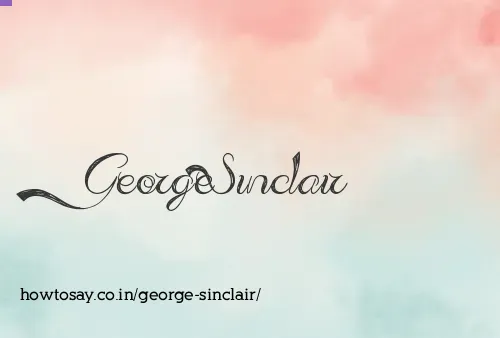 George Sinclair