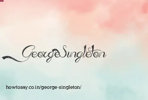 George Singleton